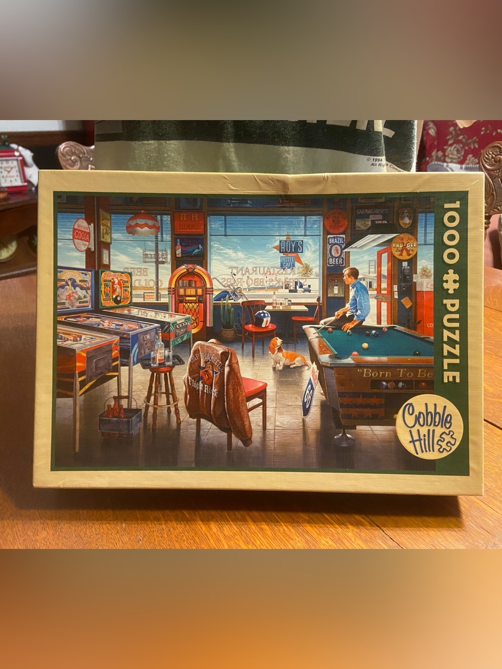 Cobble Hill Billiards Restaurant 1000 piece jigsaw puzzle.